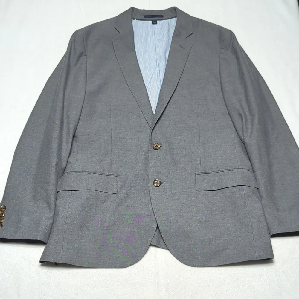J. Crew Ludlow Cotton Mens Gray Blazer‎ Size 40R